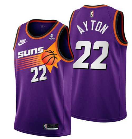 Men's Phoenix Suns #22 Deandre Ayton Purple Stitched Basketball Jersey Dzhi,We sell and wholesale Men's Phoenix Suns #22 Deandre Ayton Purple Stitched Basketball Jersey Dzhi on line form chian!